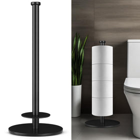 HHAOLUDUO toilet paper holder stand base showing stability and design