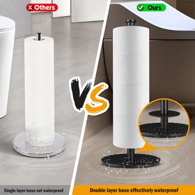 HHAOLUDUO freestanding stand saving counter space in bathroom