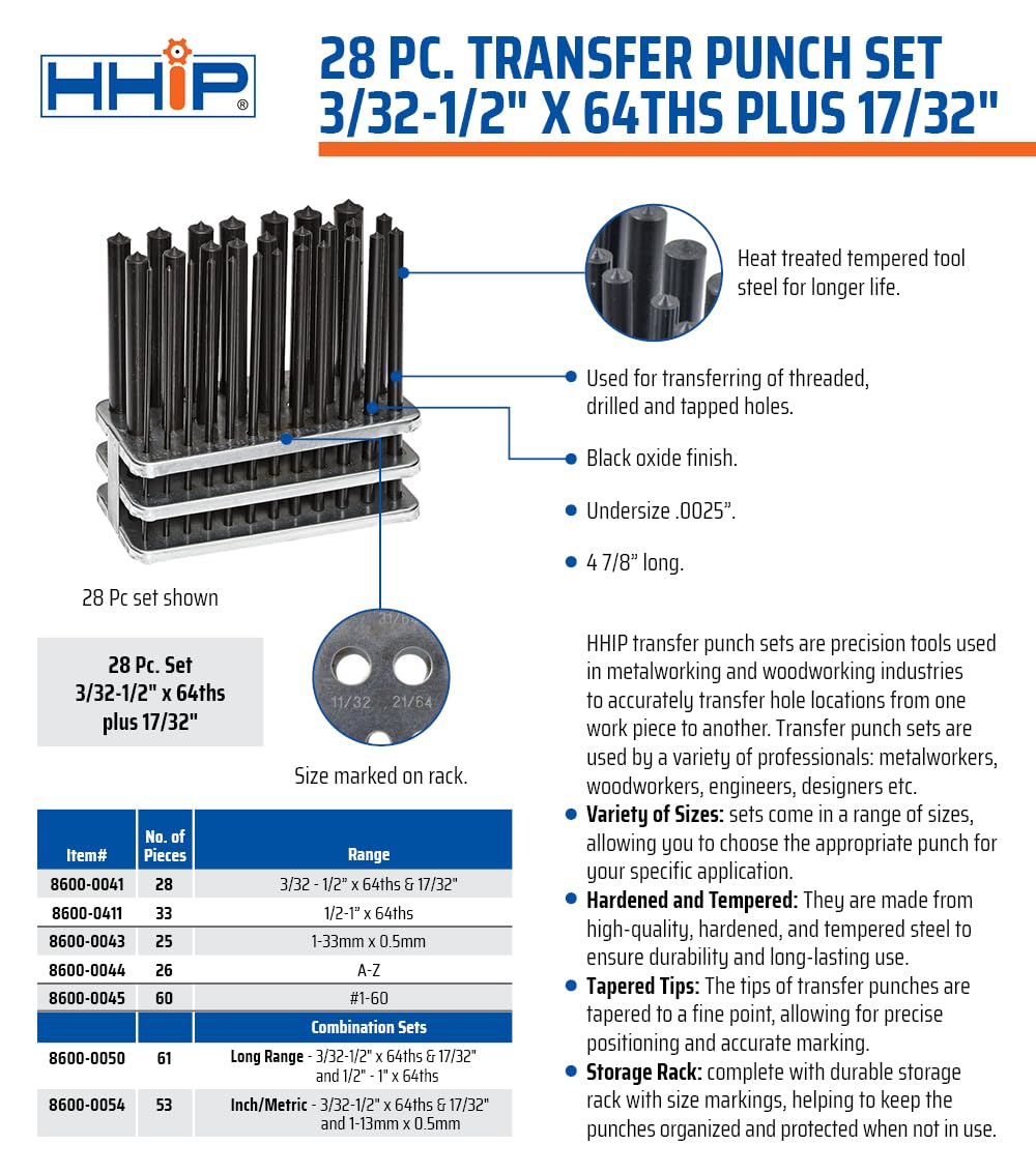 HHIP 8600-0041 undersize tip close-up highlights tight slip fit for accurate centers.