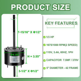 HHQ direct replacement Coleman Mach motor for easy install