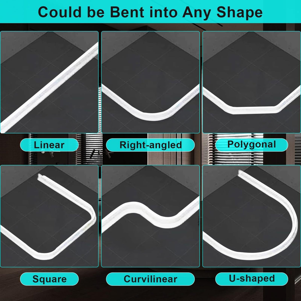Hi-Na cuttable length lets you tailor fit to any shower