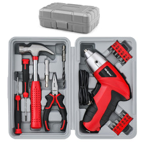 Hi-Spec 19pc screwdriver set in a compact box for quick furniture assembly and home repairs.