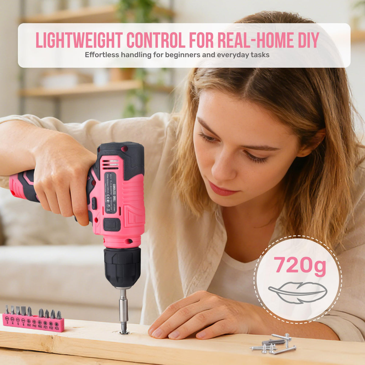 Hi-Spec compact ladies toolbox case, portable and beginner-friendly.