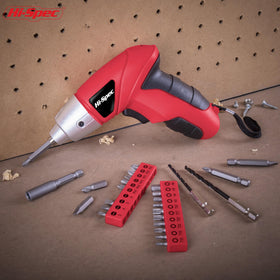 Hi-Spec ergonomic red handle close-up for comfortable use