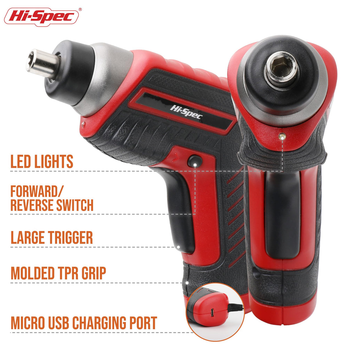 Hi-Spec extended-bit set reaches tight spots during home repairs.