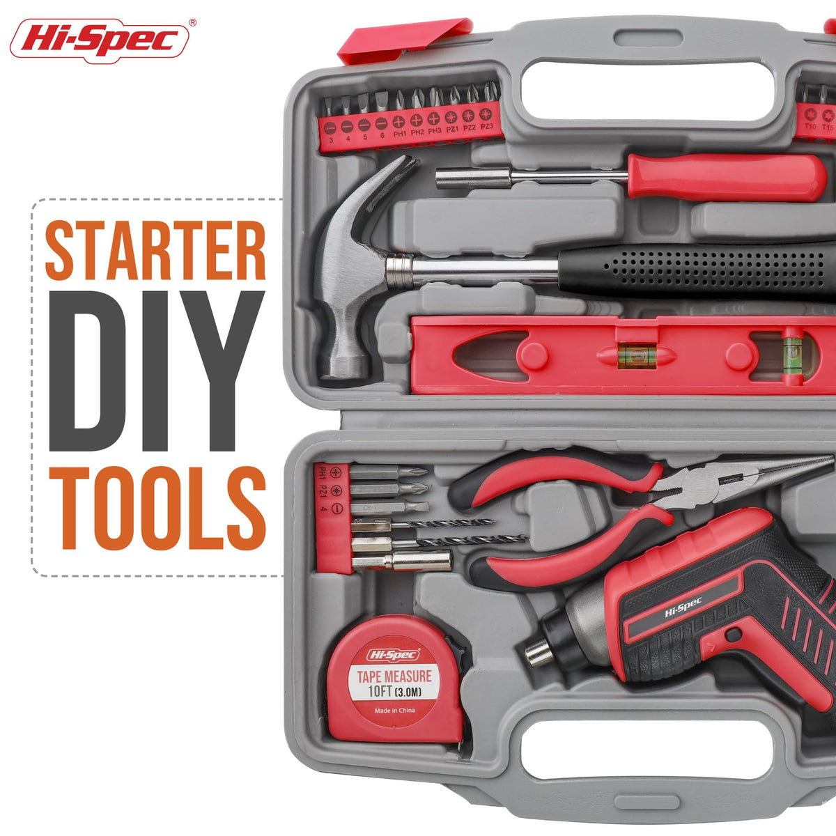 Hi-Spec long-nose pliers with built-in wire cutter for delicate tasks.