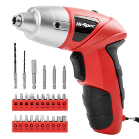 Hi-Spec small electric screwdriver in full tool view for quick home tasks