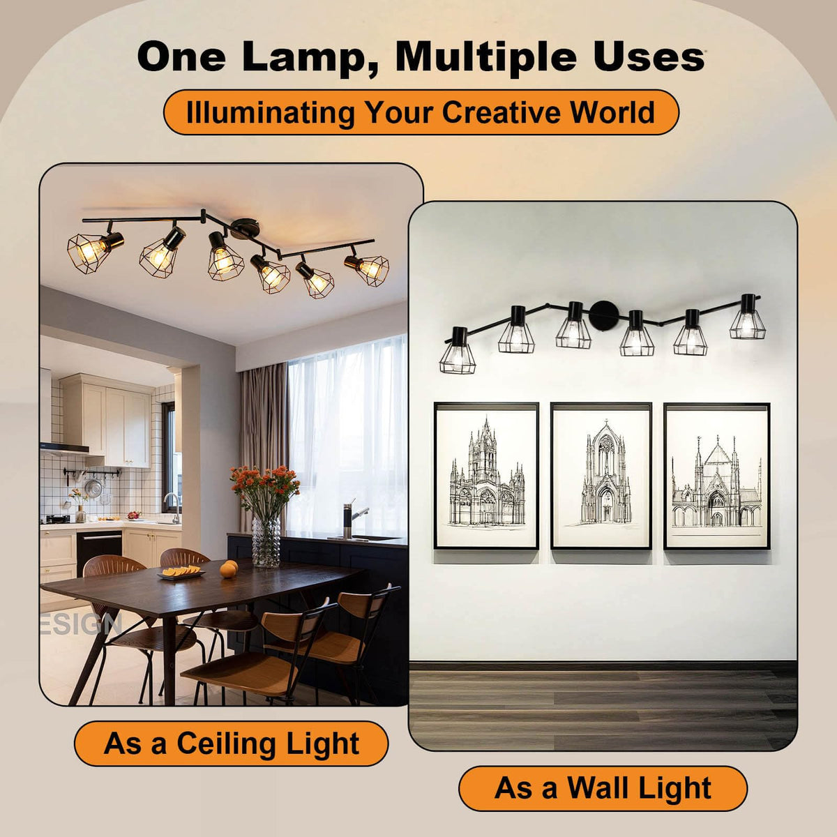 HiBay E26 socket detail demonstrates bulb compatibility for varied ambience