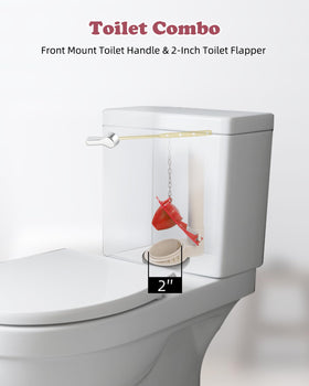 Hibbent 2-inch flapper example for efficient seal and flush restoration.