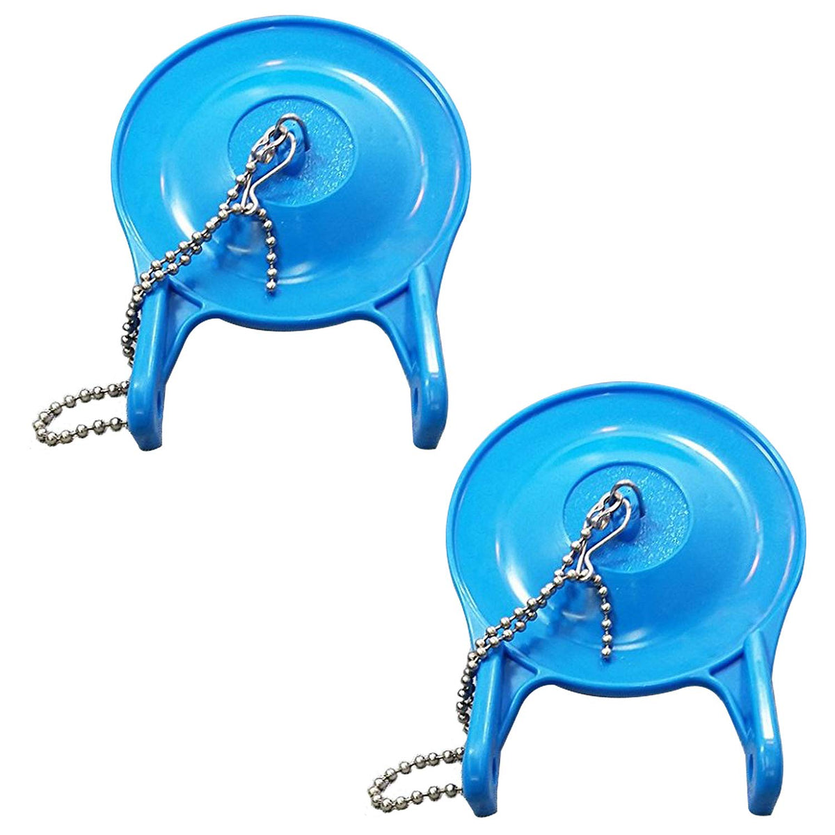 Hibbent 2-pack large 3-inch toilet flapper for 3inch valves reduces leaks