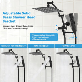 Hibbent 71 inch hose provides flexible reach for hard to reach areas