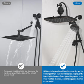 Hibbent 71-inch hose provides ample reach and flexibility.
