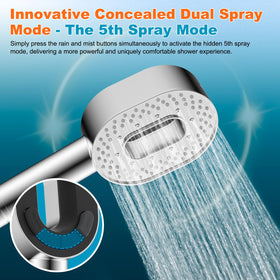 Hibbent anti-clog silicone nozzles prevent mineral buildup