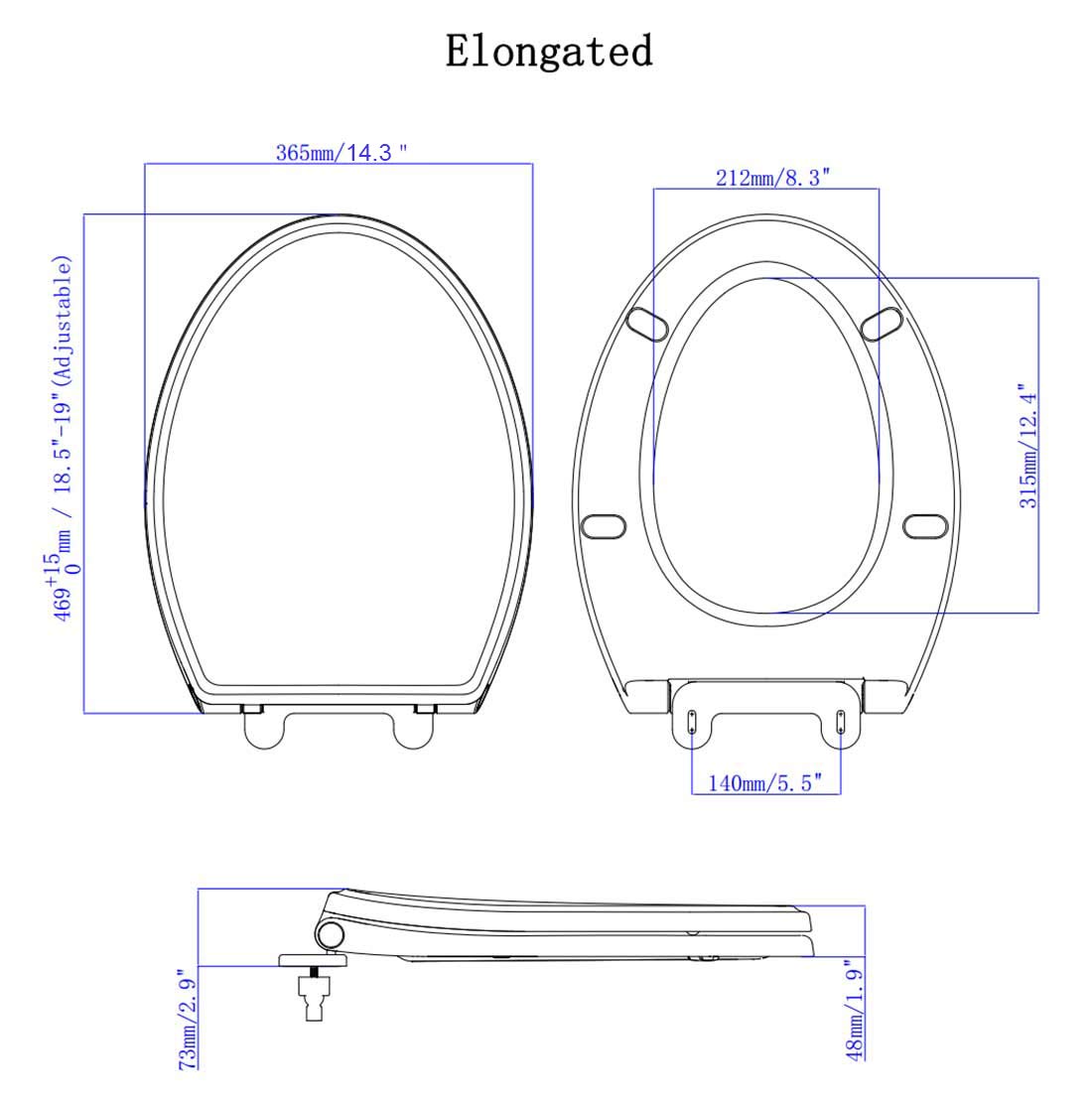Hibbent anti-shift hinge base keeps the seat stable on every use