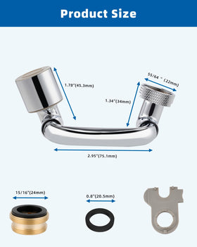 Hibbent bathroom setup allows hands-free face washing and convenient rinsing.