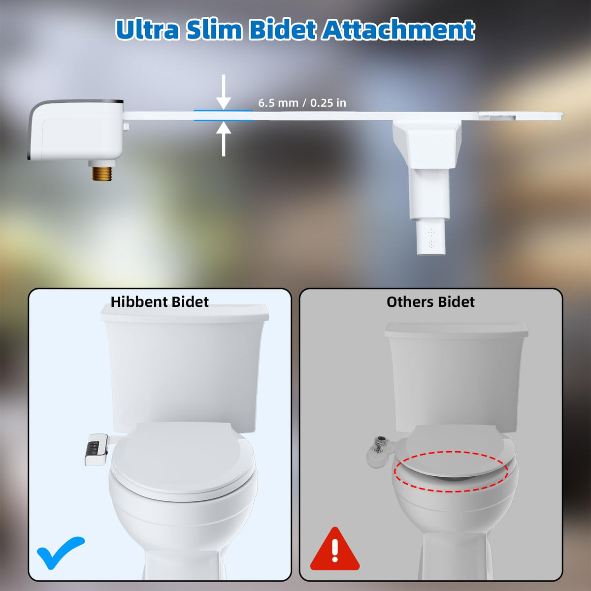 Hibbent easy-installation quick-connect design allows tool-free setup.