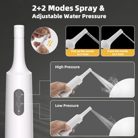 Hibbent bidet with four spray modes offering customizable cleansing options
