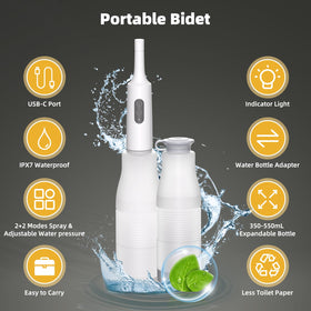 Hibbent bidet compact travel design fits in bags easily