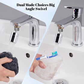 Hibbent big angle rotation reaches every sink corner