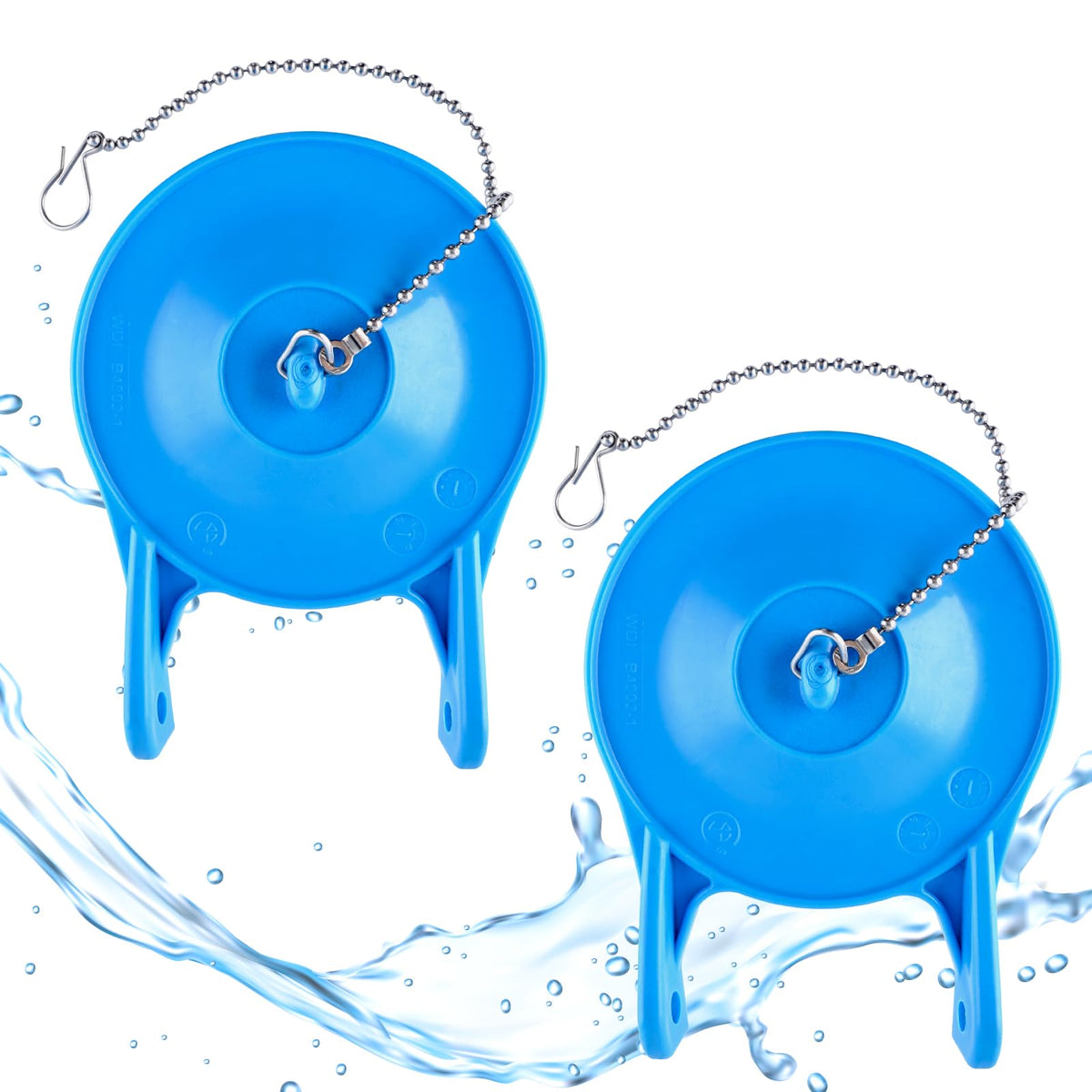 Hibbent blue replacement flapper pack designed for common 3-inch flush valves