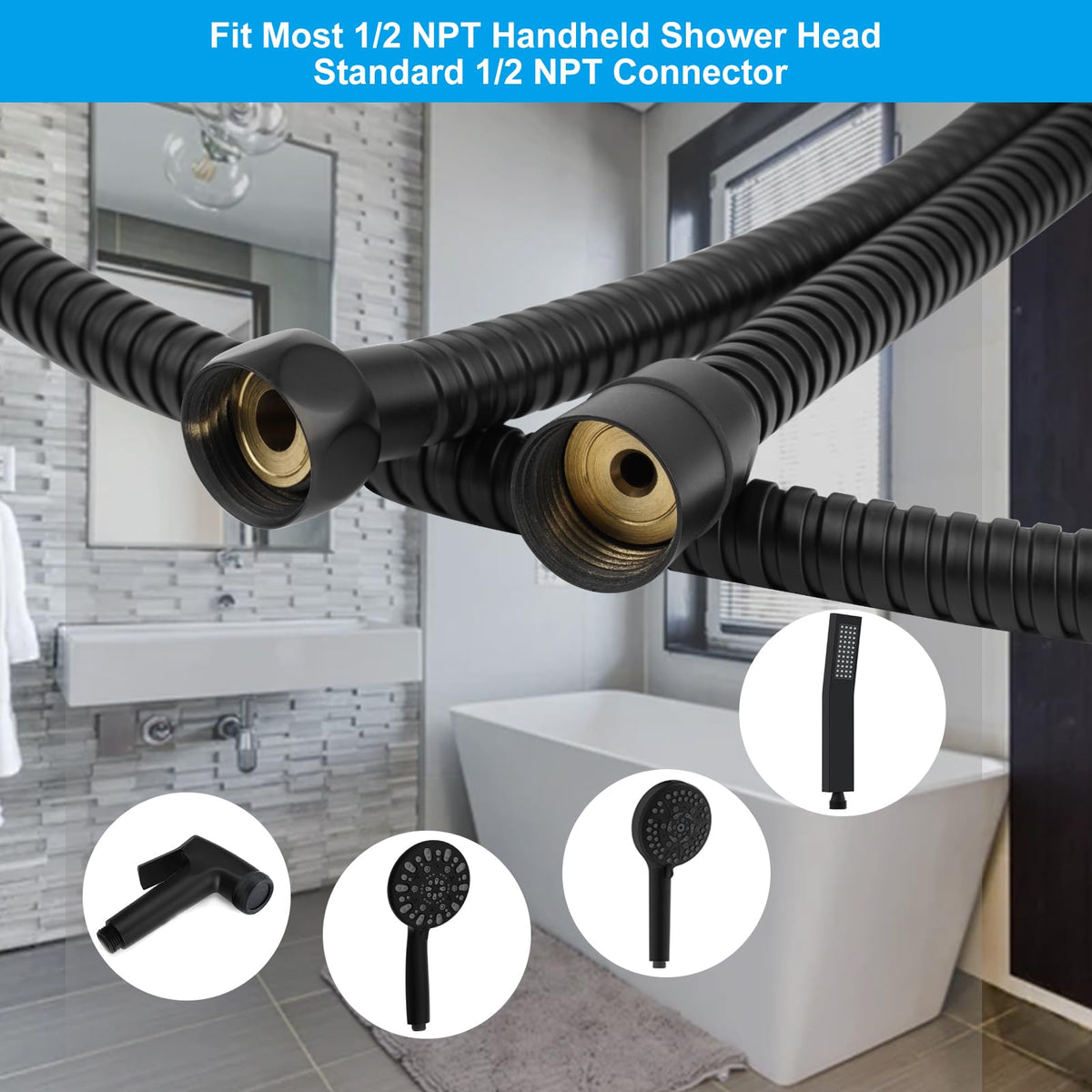 Hibbent brass connector for secure 1/2 inch IPS fittings.