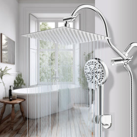 Hibbent chrome finish adds modern shine and corrosion resistance to the system.