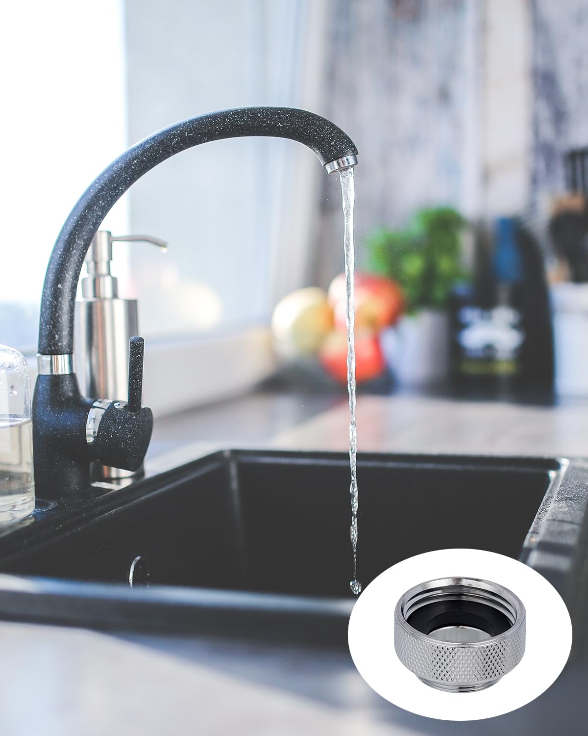Hibbent compatibility for most sinks enables versatile connections