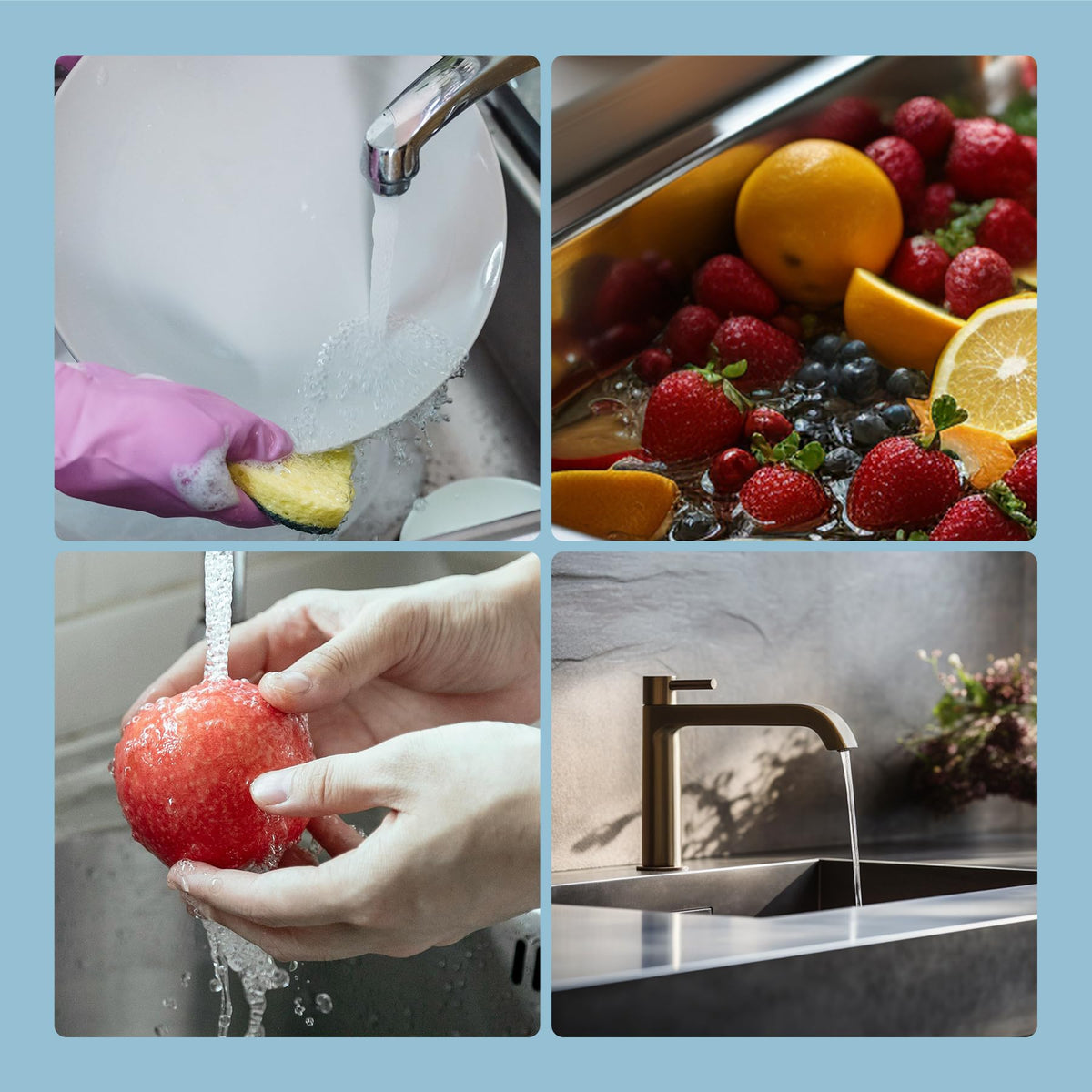 Hibbent corrosion-resistant kitchen stopper, angled view highlights durable construction.