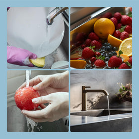 Hibbent corrosion-resistant kitchen stopper, angled view highlights durable construction.
