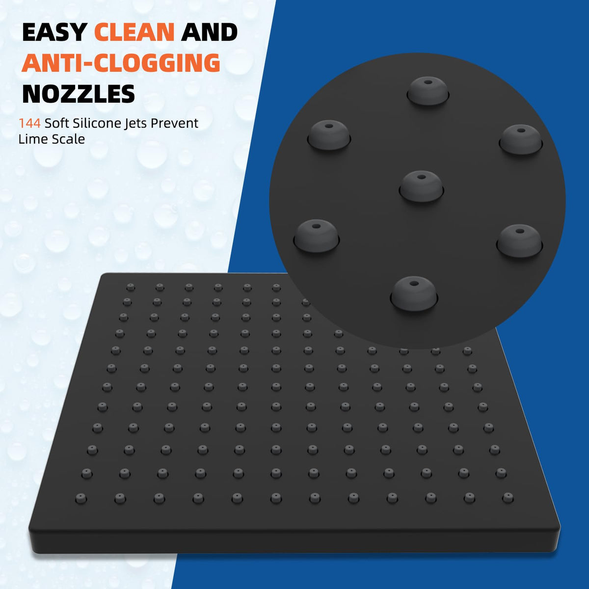 Hibbent cUPC-certified back panel ensures safe contact with water.