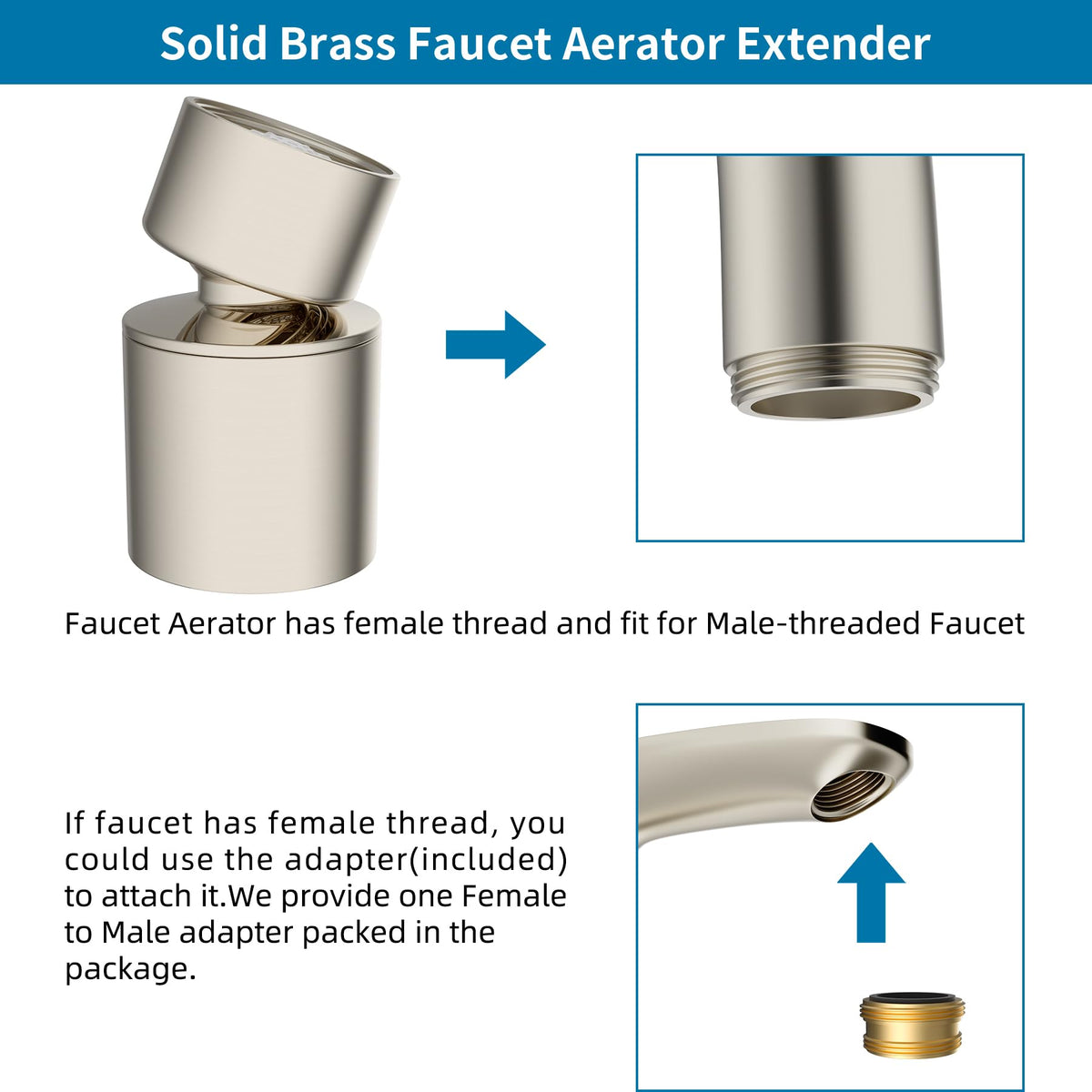 CUPC certified sink attachment by Hibbent for reliable performance