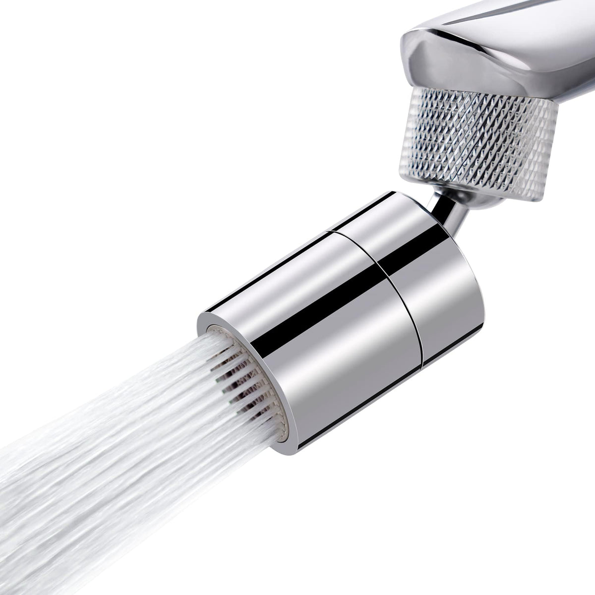 Hibbent dual-function aerator 360° swivel for versatile water flow