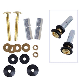 Hibbent easy-install hardware supports faster toilet repairs