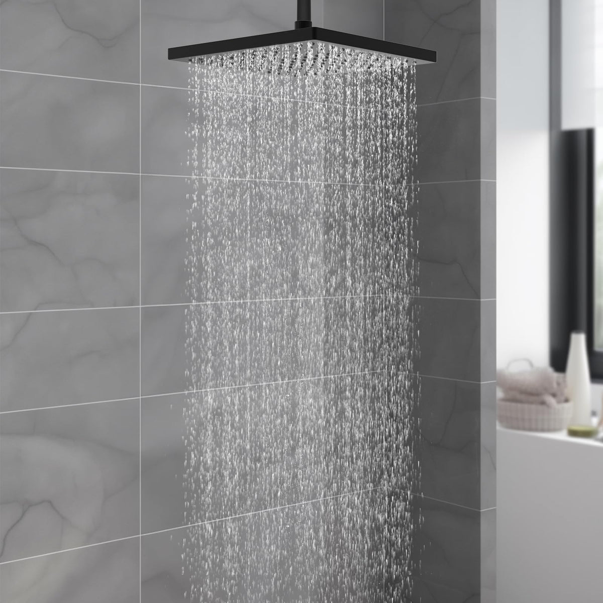 Hibbent easy installation with standard shower arms.