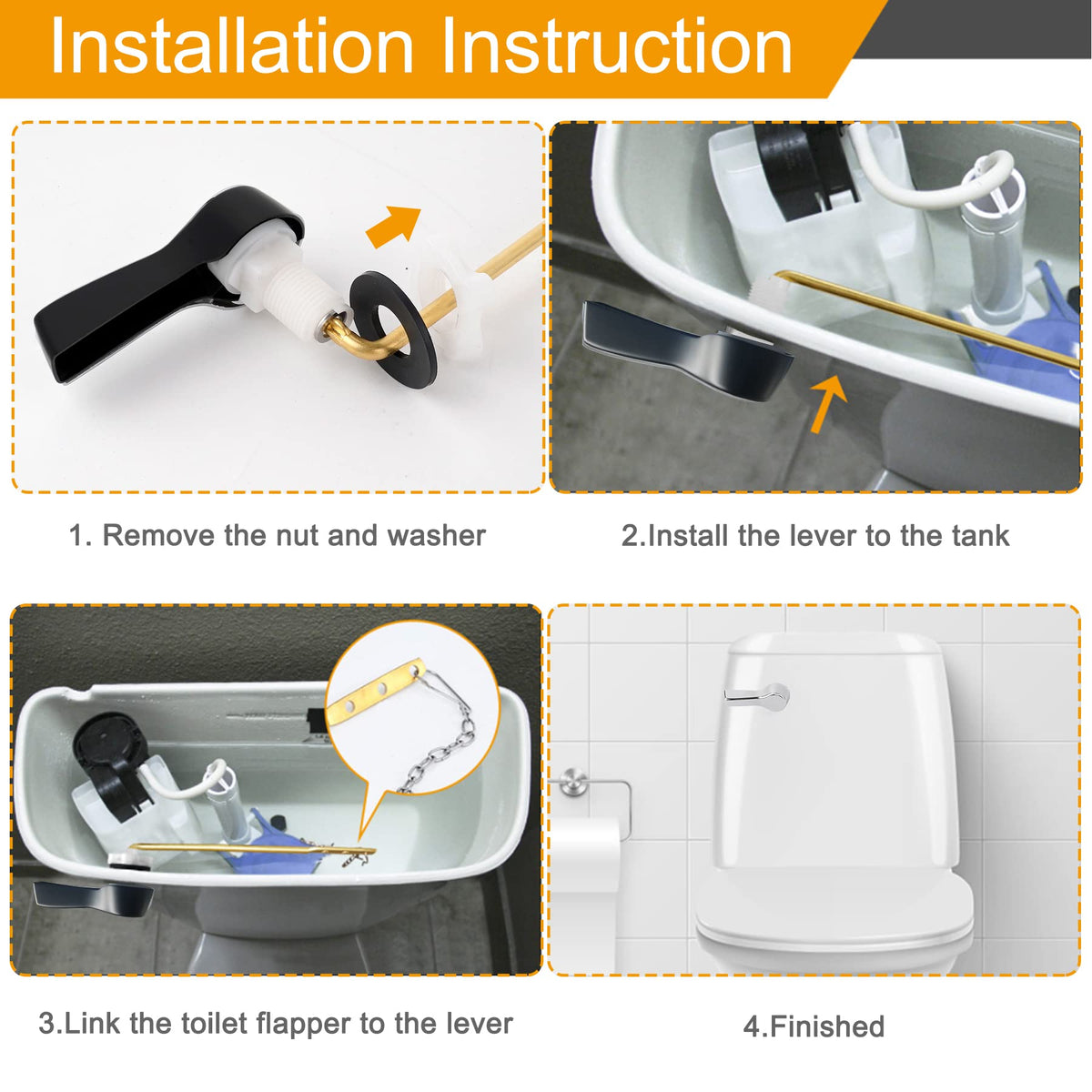 Hibbent compatible with most front-mount toilets and easy to install.