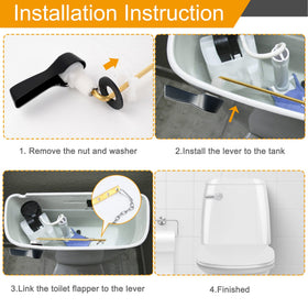 Hibbent compatible with most front-mount toilets and easy to install.