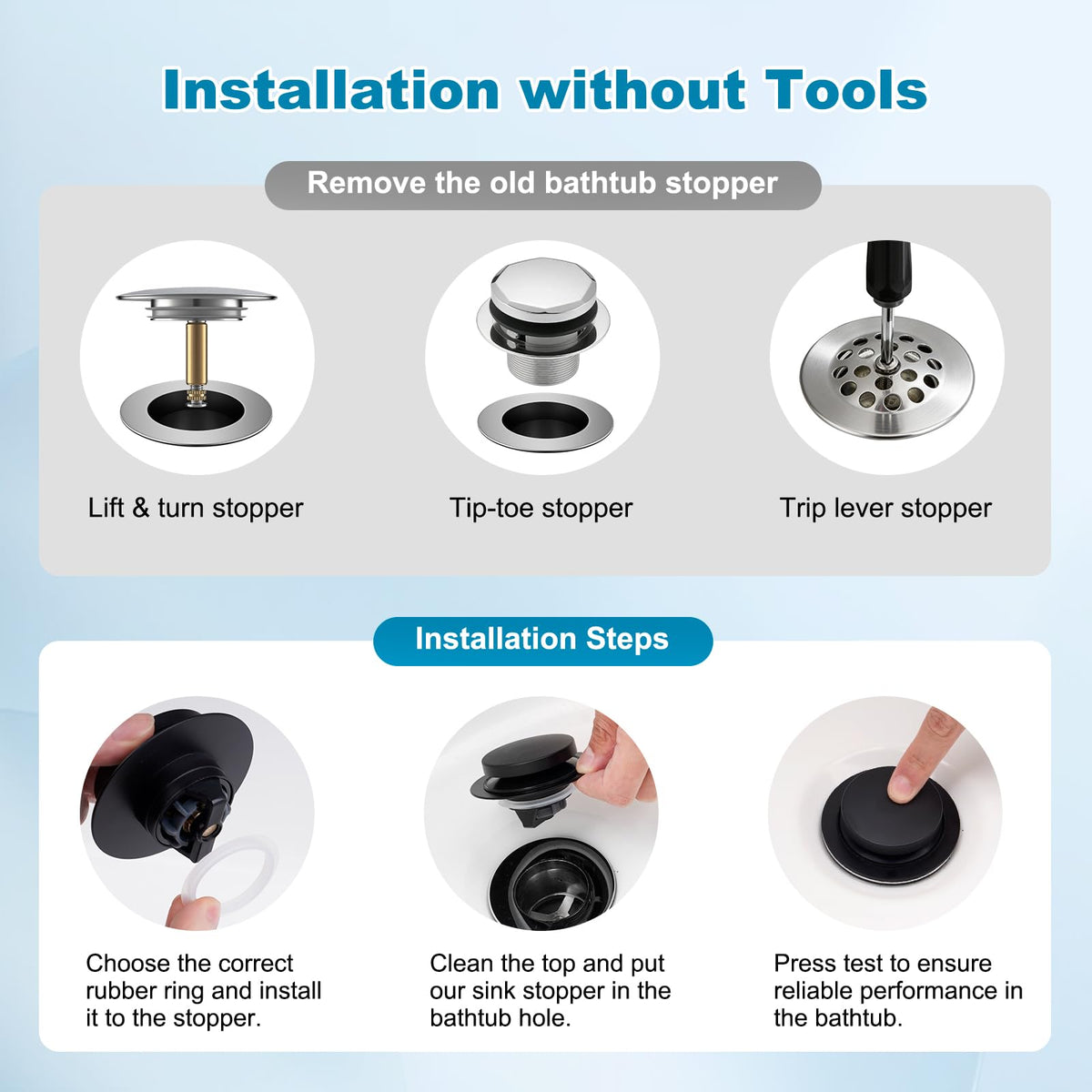 Hibbent filter catches hair and jewelry for clog-free drains