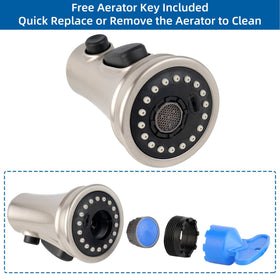 Hibbent stream mode ideal for everyday rinsing and filling