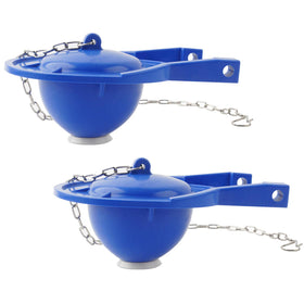 Hibbent 3-inch blue flapper front view with oversized seal.