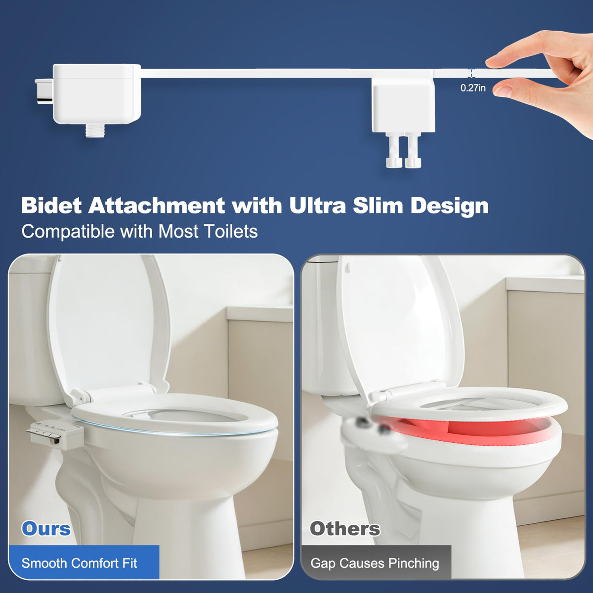 Hibbent installation kit with hose and brass T-adapter for durability.