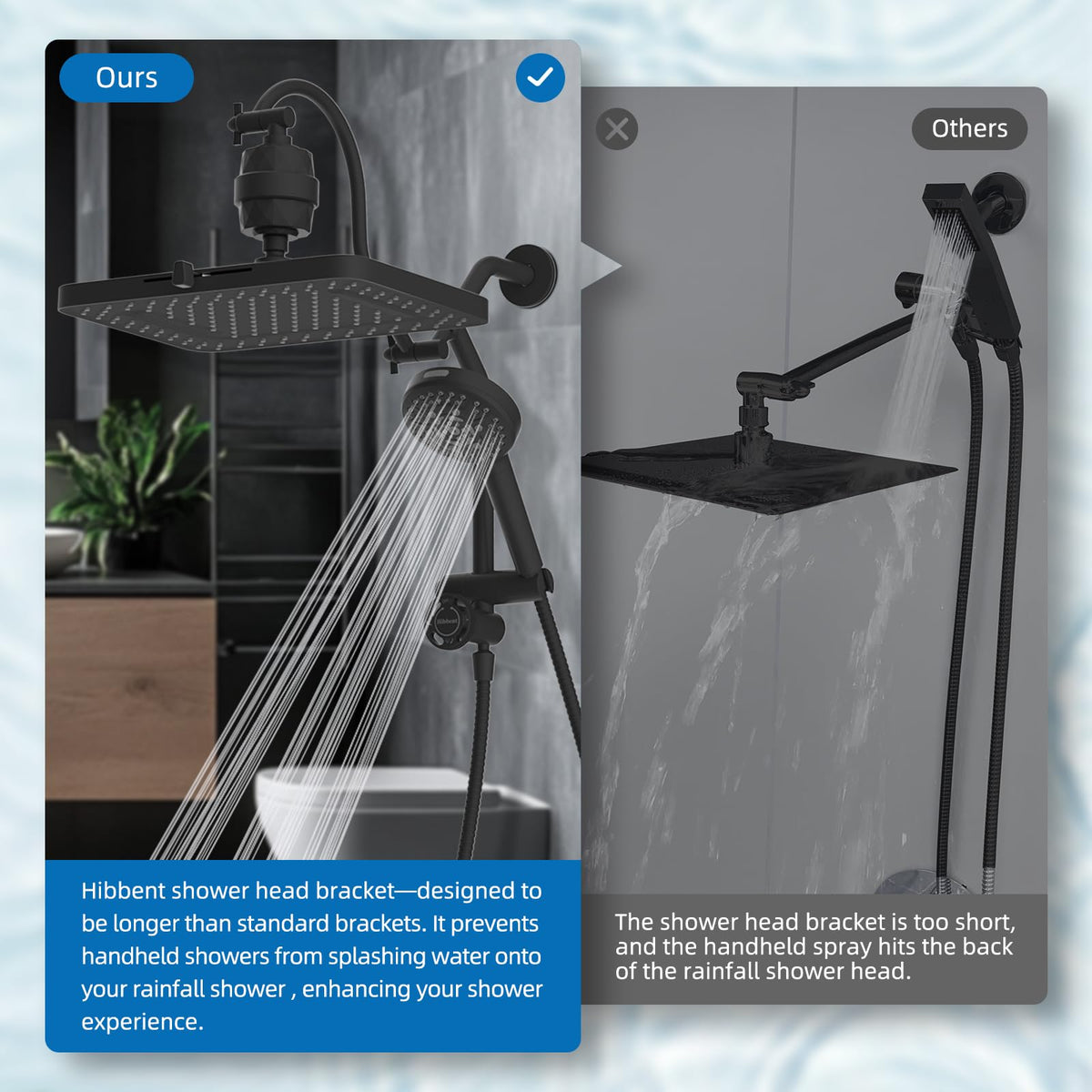 Hibbent pause mode helps control water flow and temperature