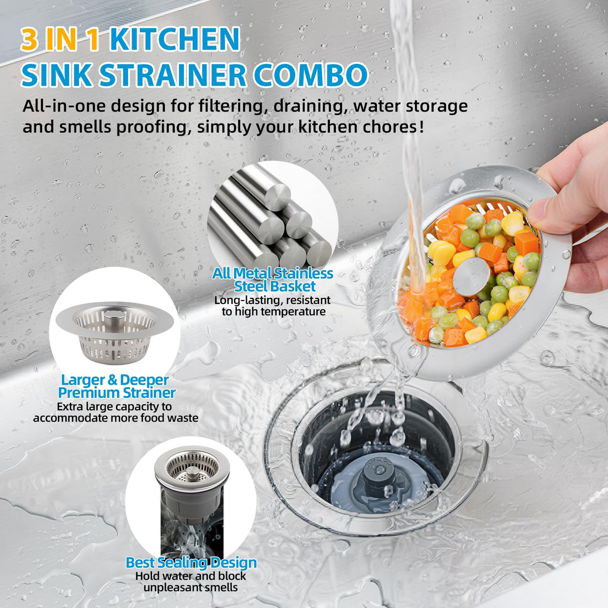 Hibbent pop-up stopper mechanism demonstrates effortless water retention and drainage