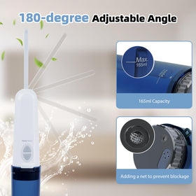 Hibbent portable bidet waterproof construction ensures durability and easy cleaning.