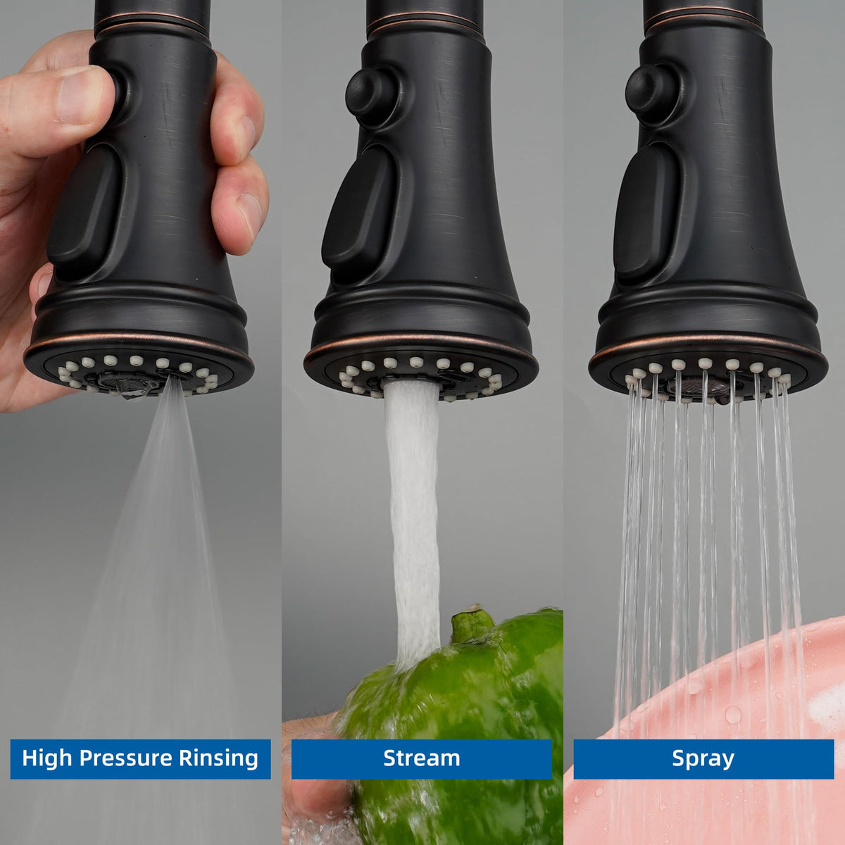 Hibbent removable aerator washable for easy maintenance and clean water