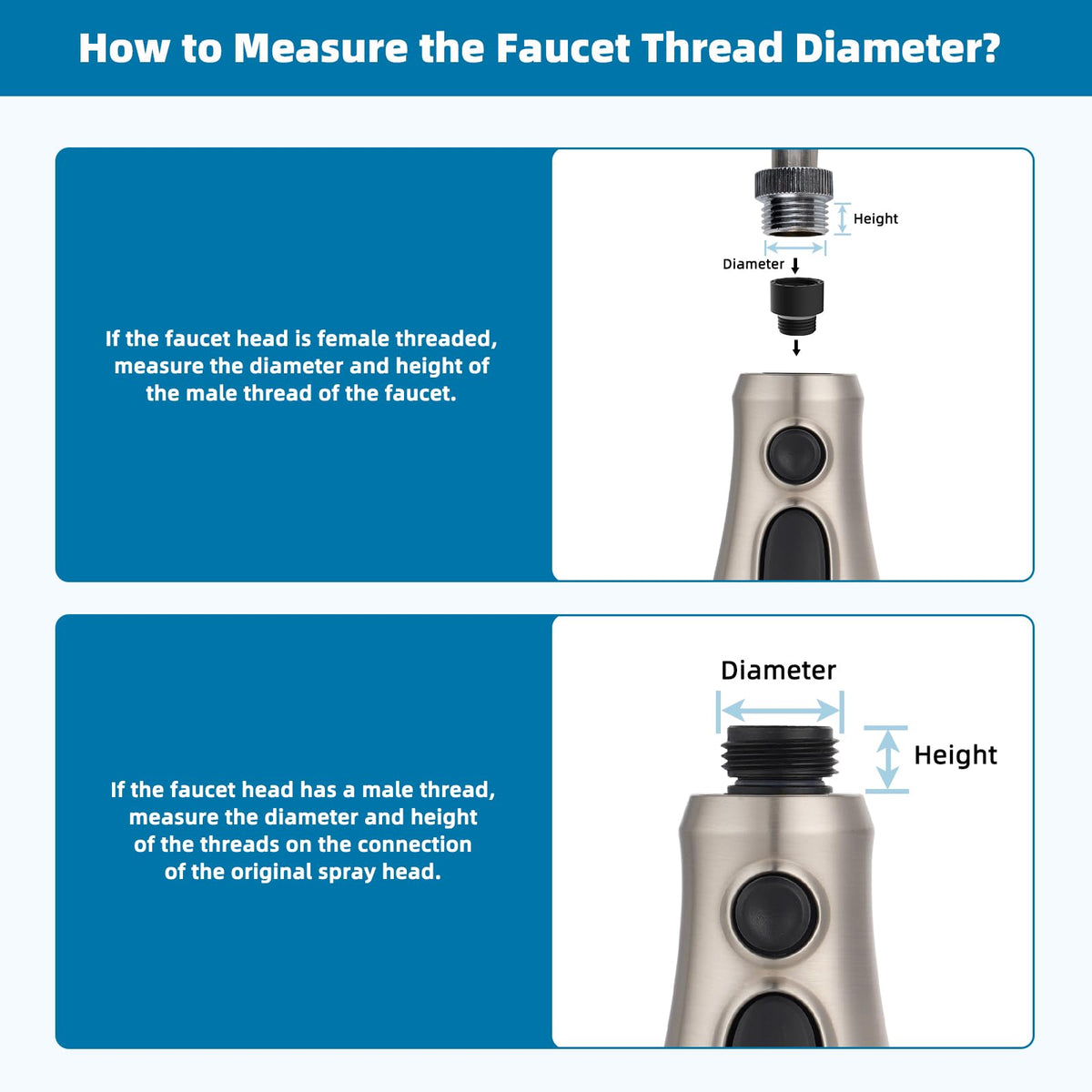 Hibbent removable aerator for easy cleaning and smoother flow.