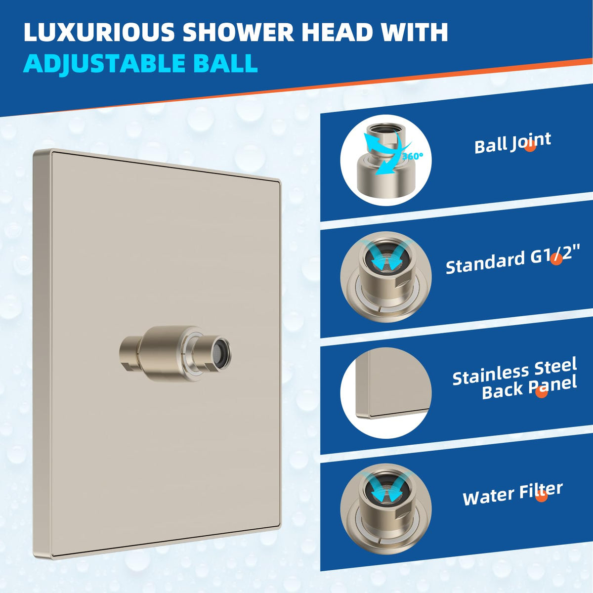 Hibbent self-cleaning nozzle reduces mineral buildup for easy maintenance.