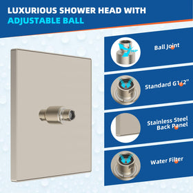 Hibbent self-cleaning nozzle reduces mineral buildup for easy maintenance.