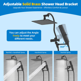 Hibbent seventy-one inch hose provides flexible movement for bath and shower tasks