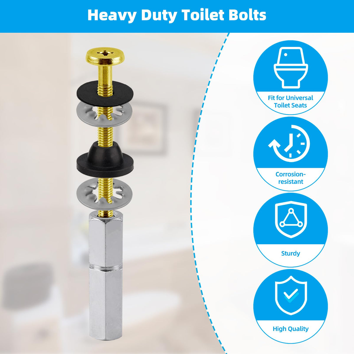 Hibbent stainless steel lock nuts close-up emphasizing anti-loosening design
