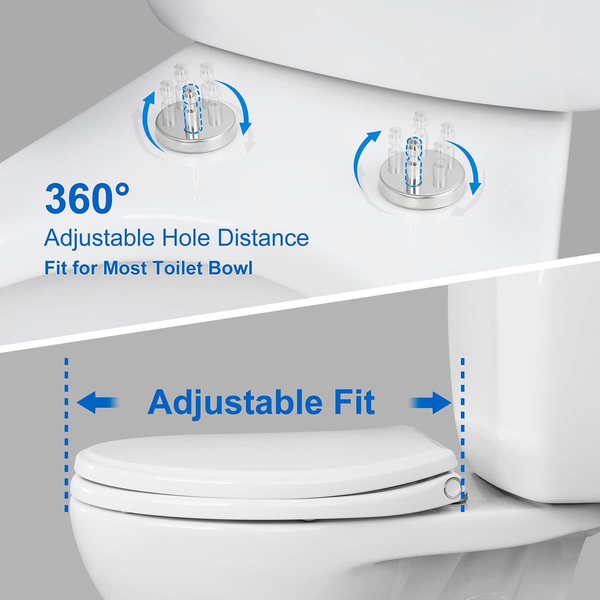 Hibbent sturdy base with non-slip design keeps the seat firmly in place.